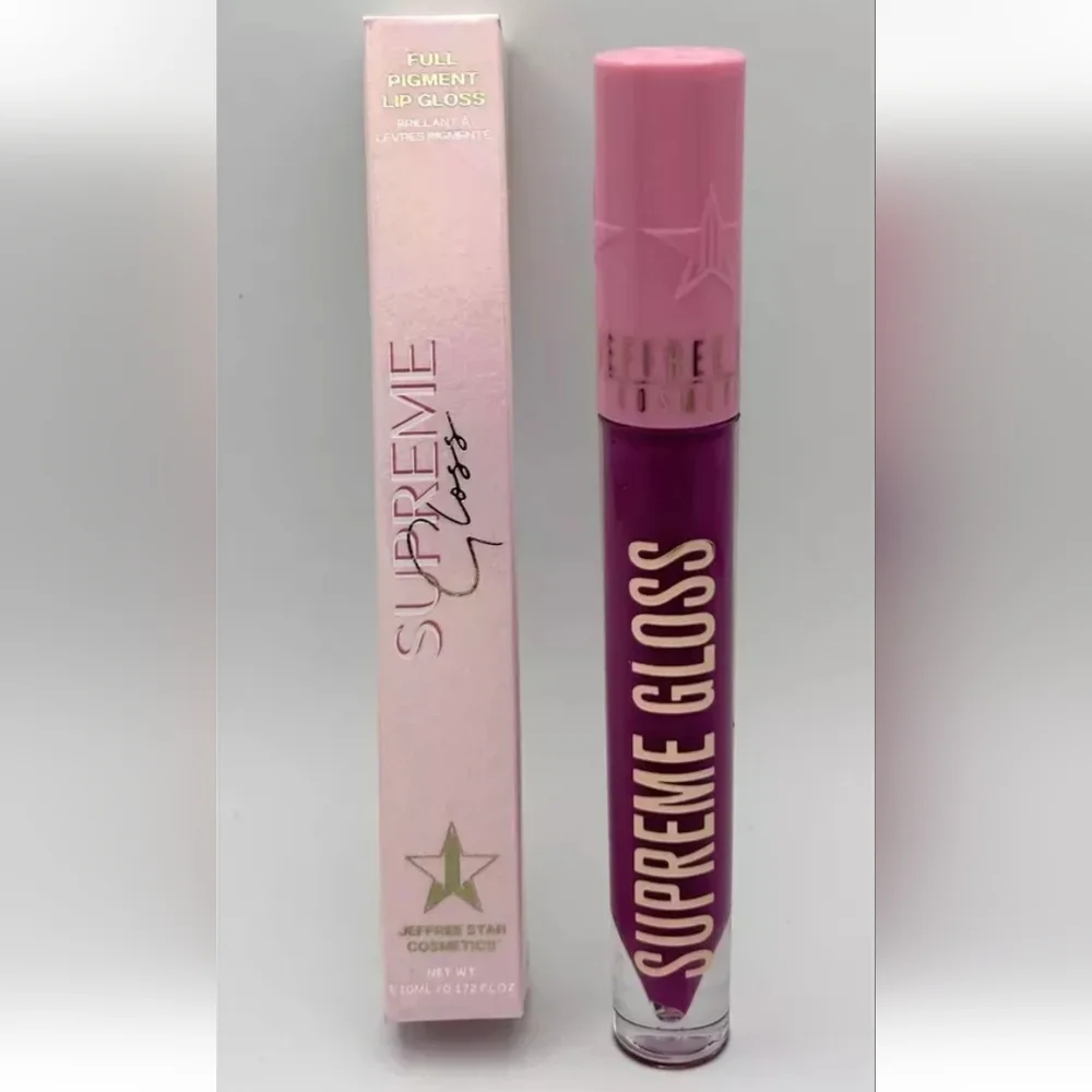 Jeffree Star Cosmetics Supreme Gloss Pink Lip Gloss MORE THAN FRIENDS NIB - Picture 5 of 5